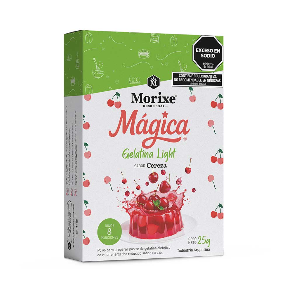 Gelatina Light sabor Cereza