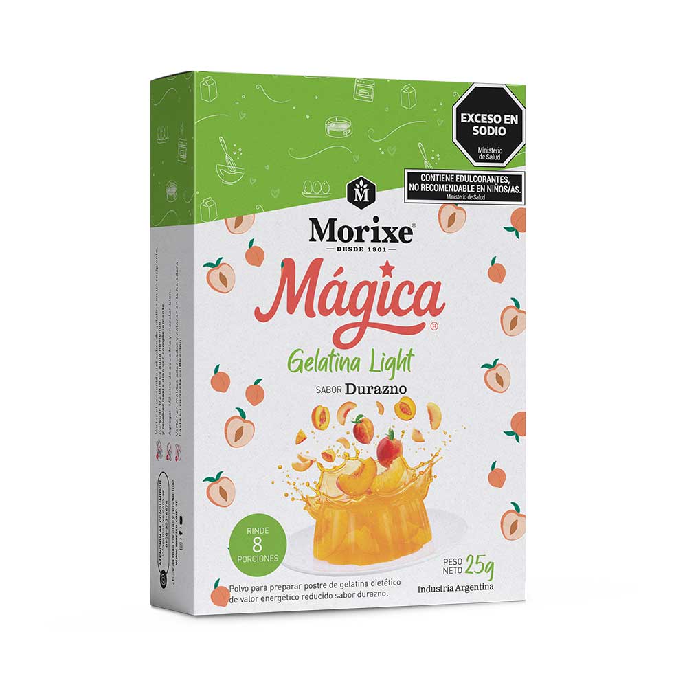 Gelatina Light sabor Durazno