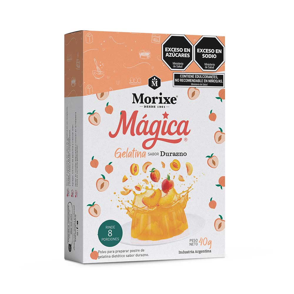 Gelatina sabor Durazno