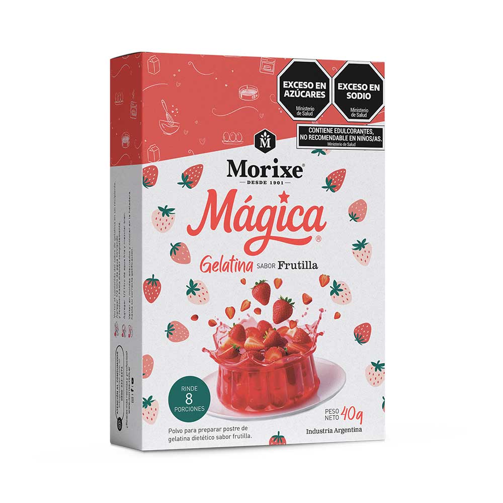 Gelatina sabor Frutilla