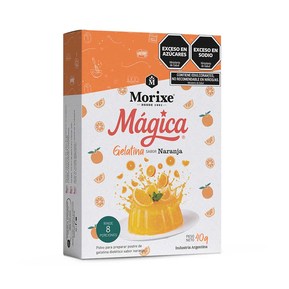 Gelatina sabor Naranja